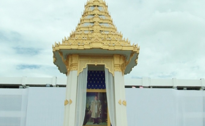 ความพร้อมพระเมรุมาศจำลอง