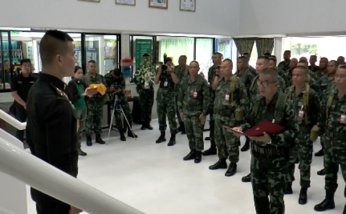 กองพันเสนารักษ์ที่ 3 จัดต้อนรับ “หมอภาคย์” ฮีโร่ถ้ำหลวง