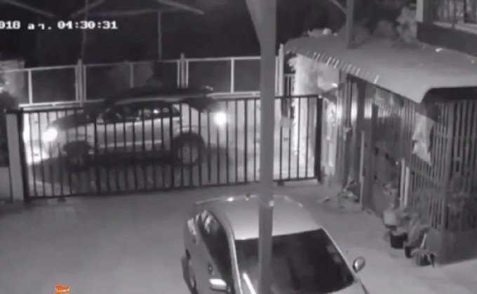 คนร้ายขับฟอร์จูนเนอร์ขโมยจักรยานยนต์ จ.ชลบุรี