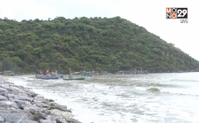 เตือนชาวประจวบคีรีขันธ์เตรียมรับมือพายุงวงช้าง
