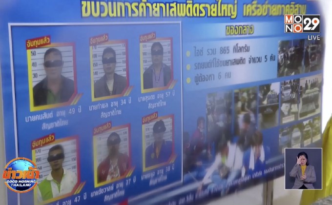 จับขบวนการลักลอบขนยาไอซ์ล็อตใหญ่เกือบ 900 กก.