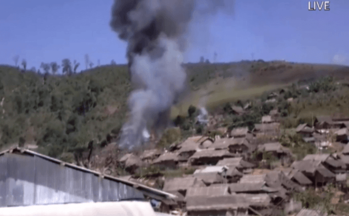 ไฟไหม้พื้นที่พักพิงชั่วคราว จ.ตาก