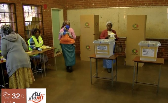 ชาวซิมบับเวใช้สิทธิ์เลือกตั้งหลังยุค “มูกาเบ” ล้นหลาม