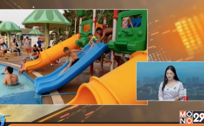 เด็กๆ แห่เล่นน้ำคลายร้อน