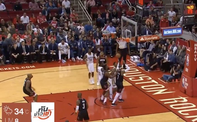 “เพลิแกนส์” บุกสอยจรวดร่วงคาถิ่น NBA คู่พลิกล็อก