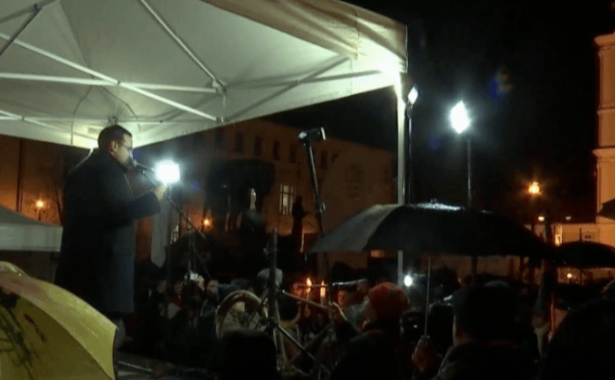 ครูในฮังการีเดินขบวนประท้วง