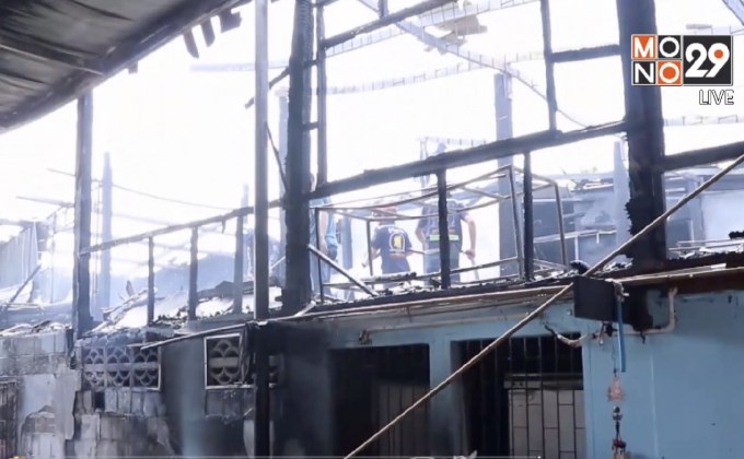 ไฟไหม้โรงงานทำที่นอนเสียหาย 3 ล้านบาท