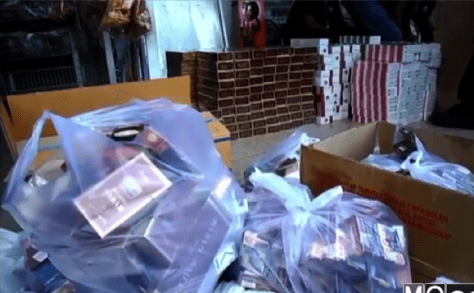 จับสินค้าหนีภาษีกลางเมืองสุไหงโก-ลก