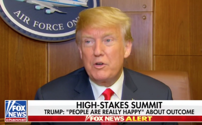 ​ทรัมป์เผยไม่เคยเจรจาเรื่องถอนกำลังจากเกาหลีใต้