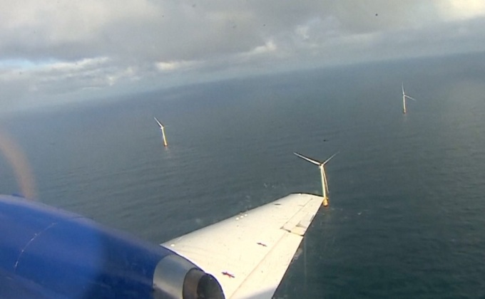 ทุ่งกังหันลมกลางทะเลแห่งแรกของโลก