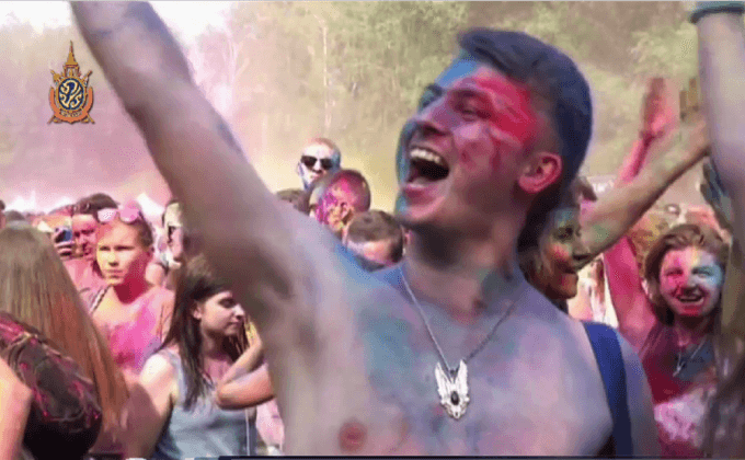 เทศกาลเล่นสีในยูเครน