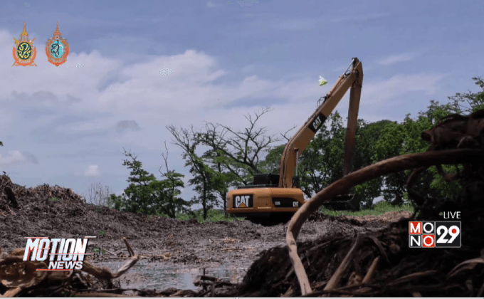 เร่งกำจัดผักตบชวาเหนือเขื่อนเจ้าพระยา