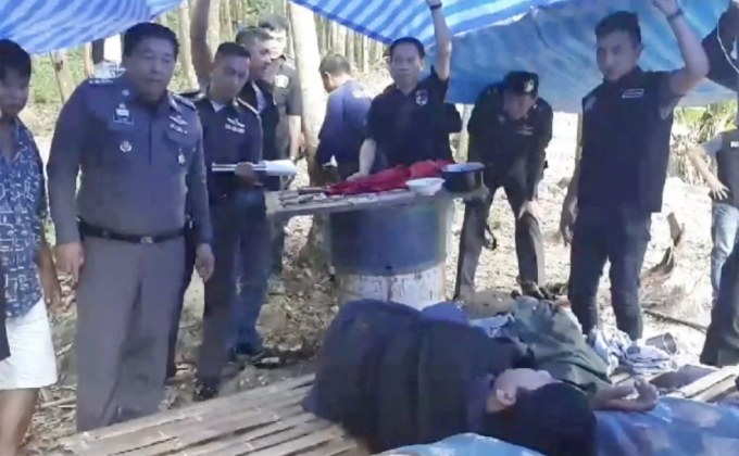 ทำแผนฯ คดีฆาตกรรม 4 ศพ จ.ประจวบคีรีขันธ์