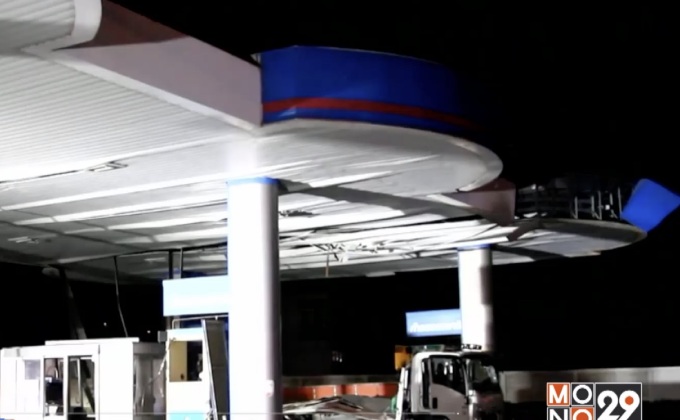 ถังเอ็นจีวีระเบิดในปั๊มแก๊ส จ.ปทุมธานีบาดเจ็บ 5 คน