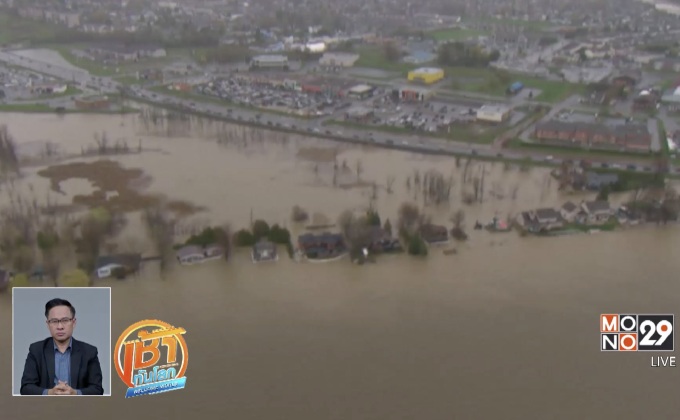 น้ำท่วมหนักในหลายรัฐของแคนาดา