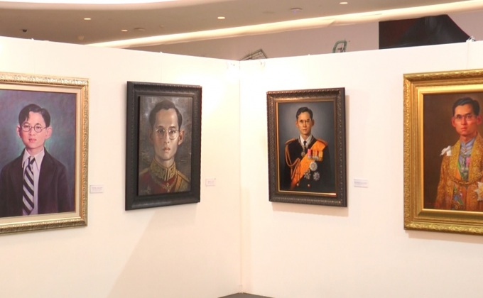 เปิดนิทรรศการศิลปกรรม “ร.๙ ในหลวงในดวงใจนิรันดร”