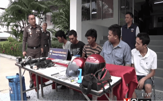 จับแก๊งขโมยรถจักรยานยนต์รายใหญ่ 