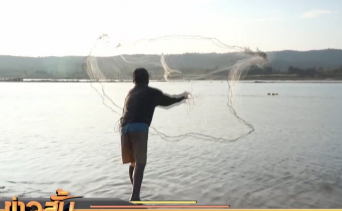 ภัยแล้งกระทบน้ำโขงแห้ง