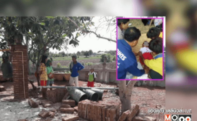ระฆังร่วงทับเด็กเสียชีวิต 1 คน