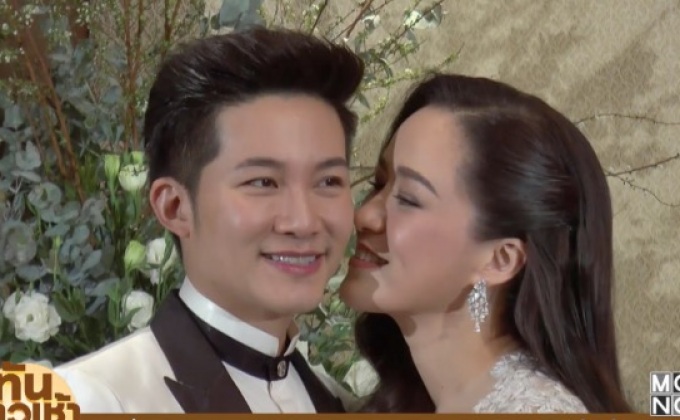 “อั๋น ภูวนาท” ควง “จ๋า อลิสา” เข้าพิธีวิวาห์สุดชื่นมื่น