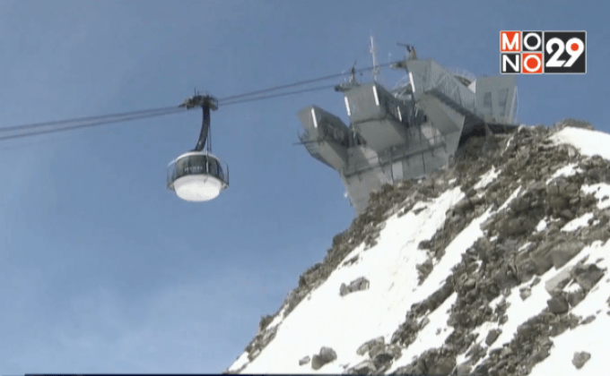 กระเช้าลอยฟ้าสู่ยอดเขามงต์บลองค์