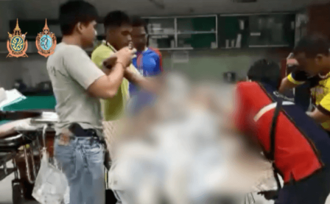 คนร้ายใช้เอ็ม.16บุกยิงผัวตายคาบ้านเมียสาหัส