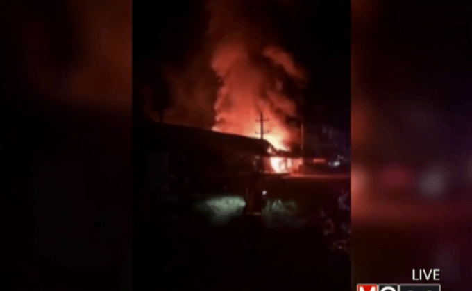 ไฟไหม้ร้านเฟอร์นิเจอร์ จ.ชลบุรี