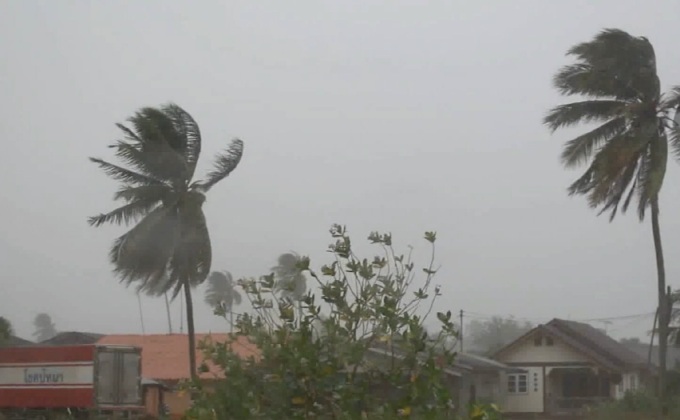 ประกาศเตือนภัยพายุฝนฟ้าคะนอง จ.ชุมพร