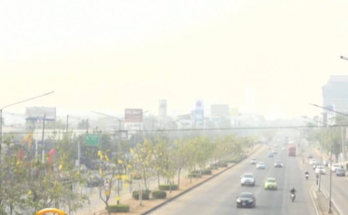 ​จ.ขอนแก่น ค่า PM 2.5 สูงขึ้นต่อเนื่อง
