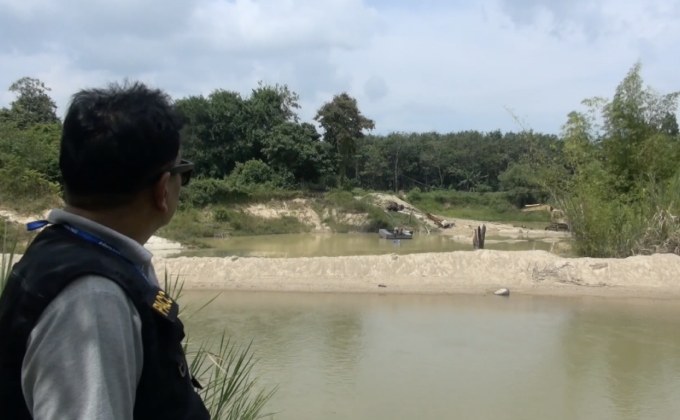 ตรวจสอบการลักลอบขุดบ่อทราย จ.สงขลา