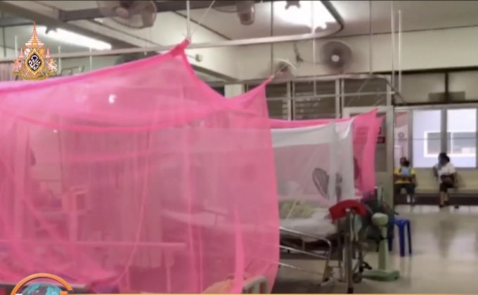 รพ.เชียงคาน กางมุ้งป้องกันยุงลายแพร่เชื้อไข้เลือดออก