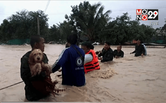 พัทยา-ระยอง-เกาะช้างอ่วมน้ำท่วมหนัก