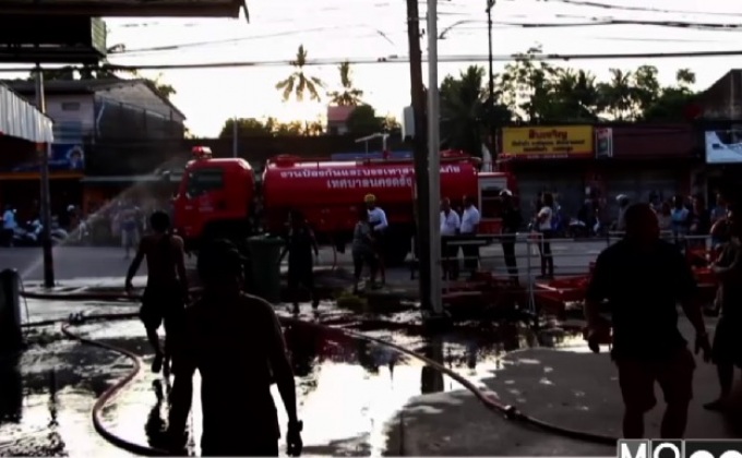 ไฟไหม้ร้านประดับยนต์เมืองตรัง เสียหาย 1 ล้านบาท