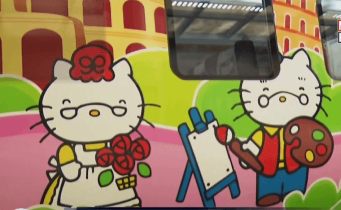 รถไฟ “Hello Kitty” ขบวนแรกของไต้หวัน