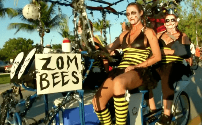 กิจกรรมปั่น “ซอมบี้” ในสหรัฐฯ