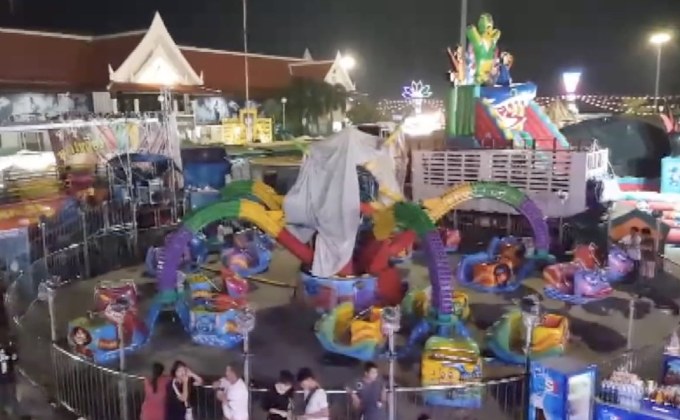 สั่งระงับเครื่องเล่นภายในงานพระสมุทรเจดีย์ทั้งหมด