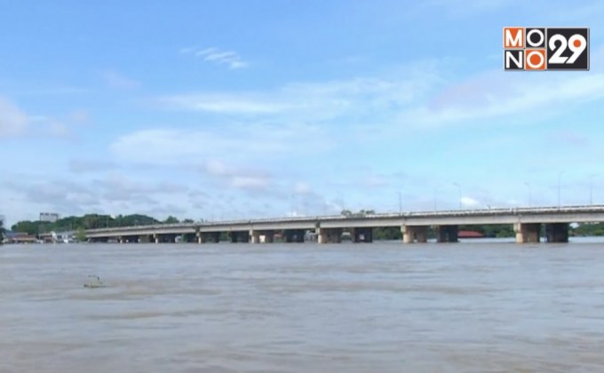 ฝนตก จ.อุบลฯ แม่น้ำมูลเพิ่มสูงขึ้น