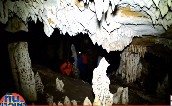งดงาม พบถ้ำหินงอกหินย้อยแห่งใหม่