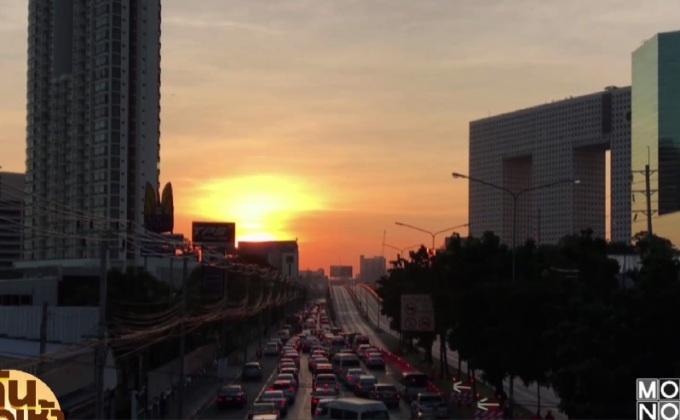 รถติดหนัก หลังปิดสะพานข้ามแยกรัชโยธิน 24 ชั่วโมง