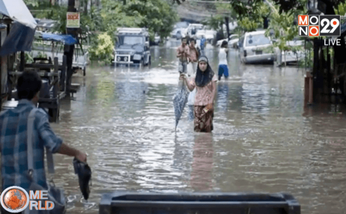 เหตุน้ำท่วมในเมียนมา ดับแล้ว 10 ราย