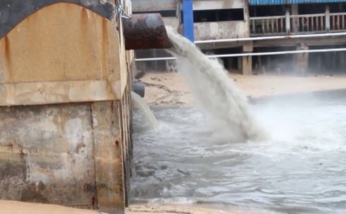 พัทยาปล่อยน้ำเสียเกินค่ามาตรฐานลงทะเล