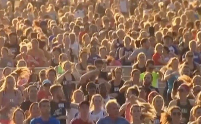 คลาสออกกำลังกาย HIIT กลุ่มใหญ่ที่สุดในโลก