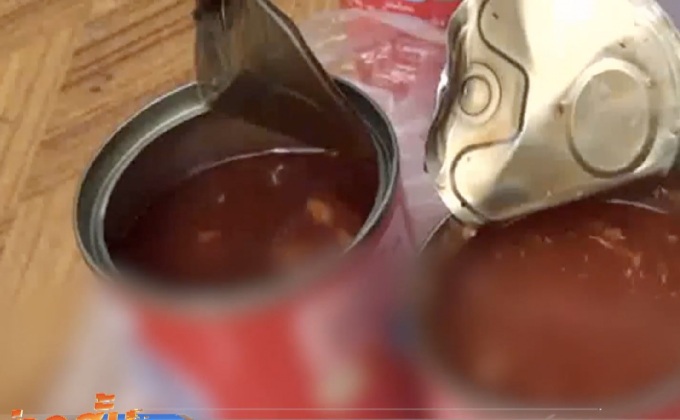 ร้องเรียนแจกอาหารกระป๋องเน่าเสีย จ.สระแก้ว