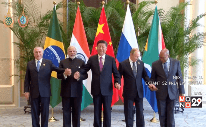 ผู้นำกลุ่มประเทศ BRICS หารือกันก่อนเปิดประชุม G20