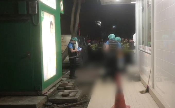 พนง.ขนเงินเครียดยิงตัวตายในปั๊มน้ำมัน