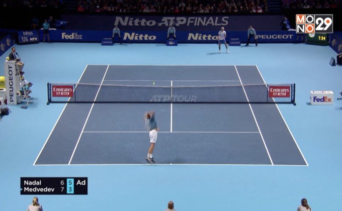 “นาดาล” ชนะหวดหมีขาว ลุ้นเข้ารอบเอทีพีไฟนอลส์