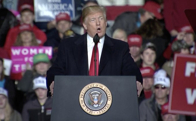 “ทรัมป์” ปรับโทนปราศรัยหาเสียง หลังเหตุพัสดุซุกระเบิด