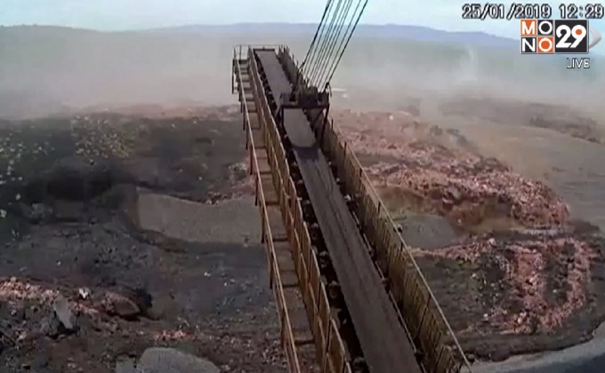 เผยภาพนาทีโคลนถล่มจากเขื่อนแตกในบราซิล