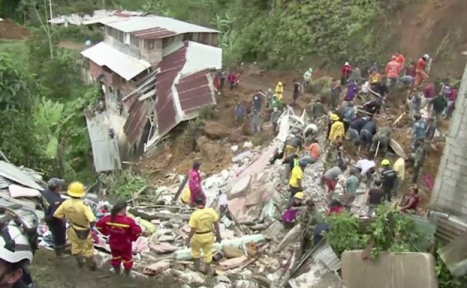 ดินถล่มในโคลอมเบีย