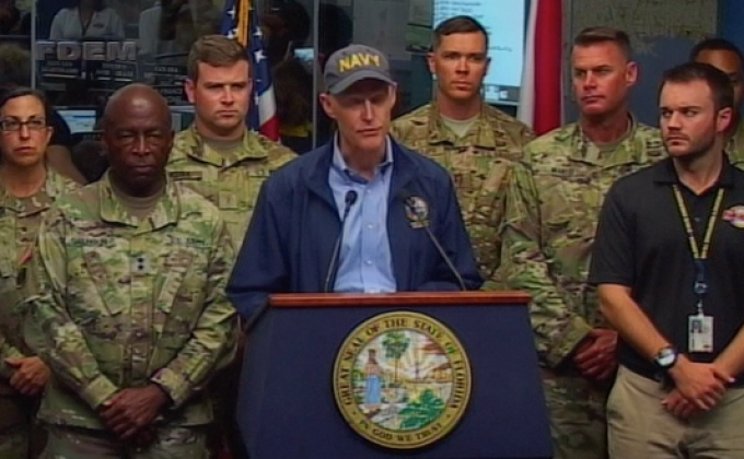 ​สหรัฐฯ ส่งทหารช่วยเหลือผู้ประสบภัยจากเฮอร์ริเคนไมเคิล